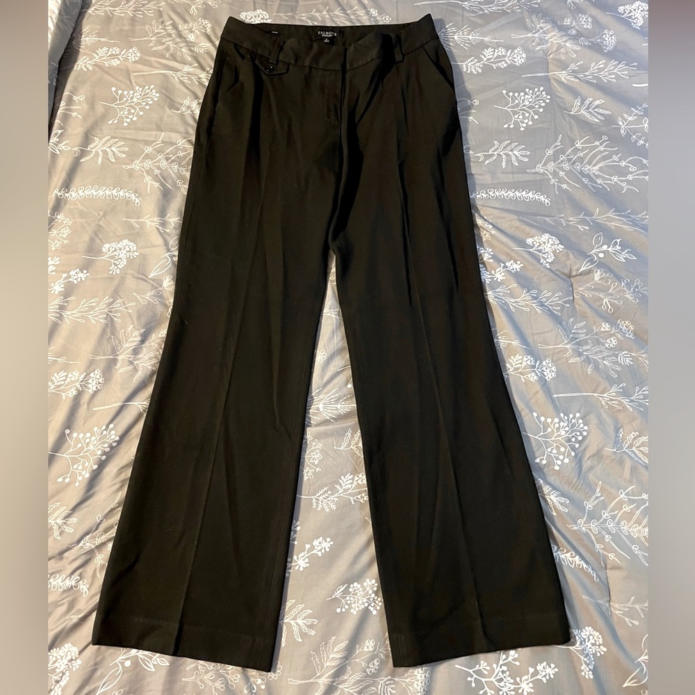 Talbots Signature Black Dress Pants Size 8